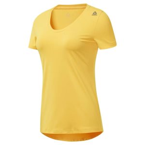 Reebok Workout Ready Speedwick T Shirt Damen - Gold - DE 158-BFW